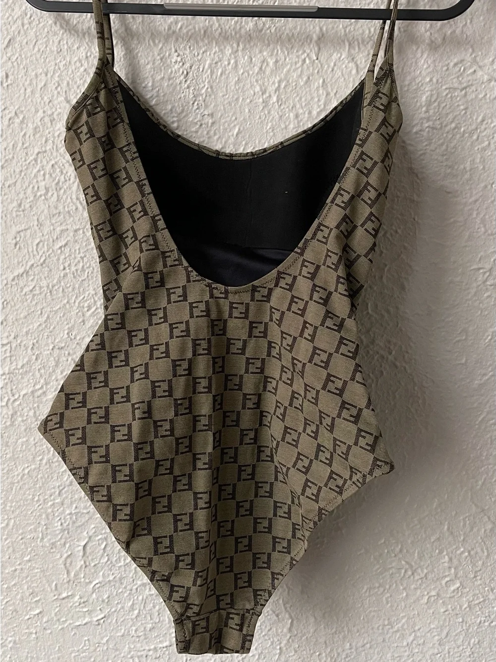 Vintage Fendi FF Monogram One-Piece Swimsuit